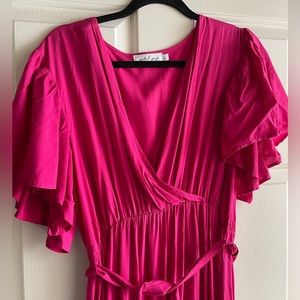 Midi Petal & Pup Barker Dress